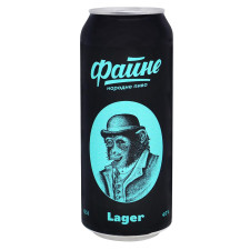 Пиво світле Файне Lager 4% 0,5л з/б mini slide 1