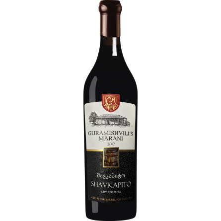 Вино Guramishvili’s Marani Шавкапито красное сухое 0.75 л 11.5%