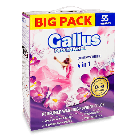 Порошок пральний Gallus Professional 4 в 1 Color