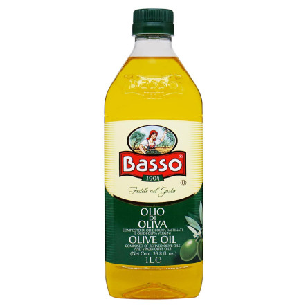 Олія оливкова Pure Basso 1л