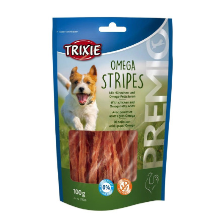 Лакомство для собак Trixie Премио Stripes Omega Stripes курица 100г