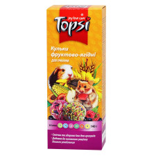 Кульки Topsi фруктово-ягідні для гризунів 140г mini slide 1