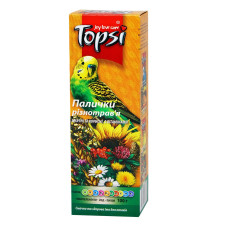 Палички Topsi різнотрав'я для папуг 100г mini slide 1