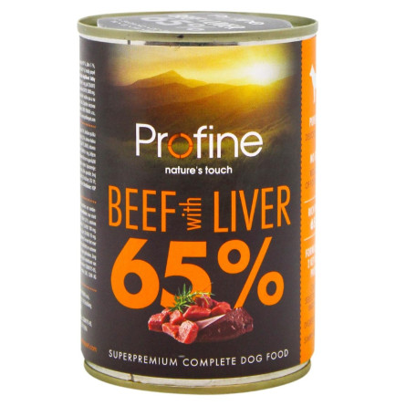 Влажный корм для собак Profine Beef and Liver говядина и печень 400г