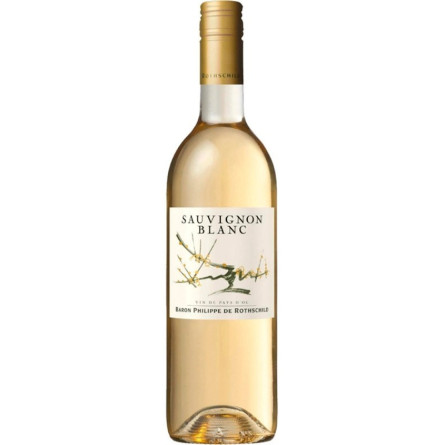 Вино Совіньйон Блан / Sauvignon Blanc, Baron Philippe de Rothschild, біле сухе 0.75л
