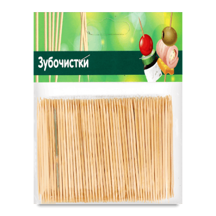 Зубочистки бамбукові