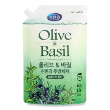Засіб мийний Mukunghwa Olive&Basil для посуду mini slide 1