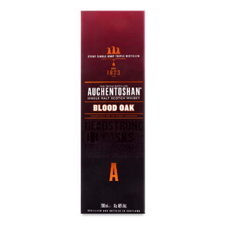 Віскі Auchentoshan Blood Oak GB 14 yo slide 1