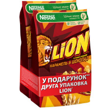 Набір готових сухих сніданків Nestle Lion 250 г х 2 шт mini slide 1