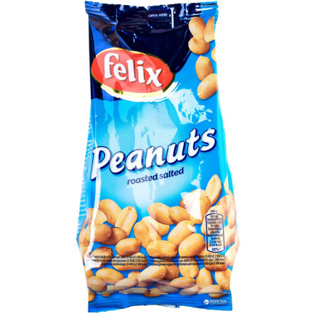 Упаковка арахісу Felix солоний 200 г х 16 шт.