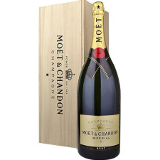 Шампанське Імперіал, Моет Шандон / Imperial, Moet Chandon, біле брют 6л в дерев'яній коробці mini slide 1