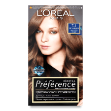 Фарба для волосся L'Oreal Recital Preference 7.1 «Ісландія» mini slide 1
