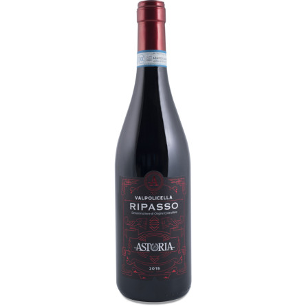 Вино Astoria Ripasso Della Valpolicella DOC красное сухое 0.75 л 13.5% slide 1