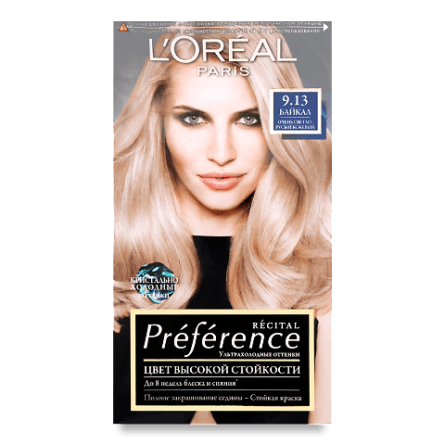 Фарба для волосся L'Oreal Recital Preference 9.13 «Байкал» slide 1