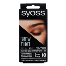 Фарба для брів Syoss Brow Tint 3-1 графітовий чорний mini slide 1