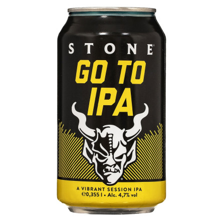 Пиво Stone Go To IPA 4,7% 0,355л