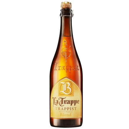Пиво La Trappe Blond світле 6,5% 0,75л slide 1
