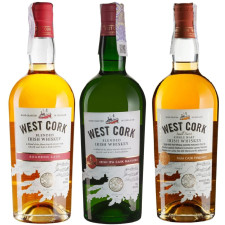 Набір віскі West Cork Bourbon Cask 3 уо 0.7 л 40% + West Cork IPA Cask 3 уо 0.7 л 40% + West Cork Small Batch Rum Cask 3 уо 0.7 л 43% mini slide 1