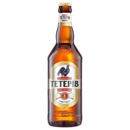 Пиво ППБ Тетерев светлое 8% 0,5л slide 1
