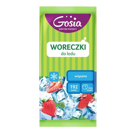 Пакети для льоду Gosia із завязкою 8шт