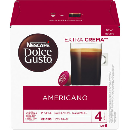 Кофе в капсулах NESCAFÉ Dolce Gusto Американо молотый в капсулах 16 шт х 136 г