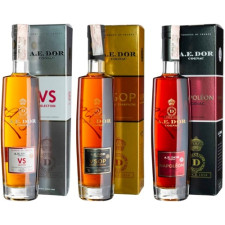 Набор коньяка A.E.Dor VS 0.7 л 40% + A.E.Dor VSOP 0.7 л 40% + A.E.Dor Napoleon 0.7 л 40% mini slide 1