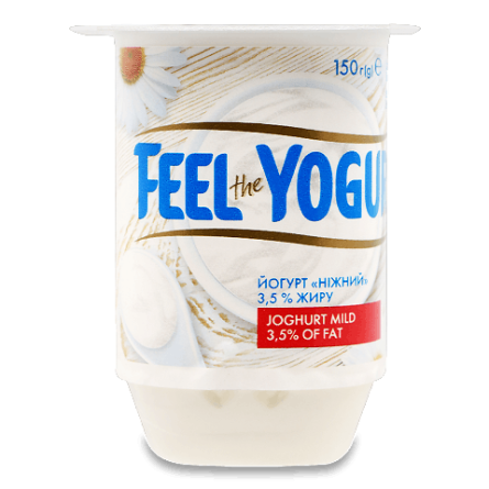 Йогурт Feel the yogurt «Ніжний» 3,5% slide 1