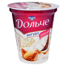 Йогурт Дольче Мигдаль-Кокос Смак Праліне 3,2% 280г mini slide 1