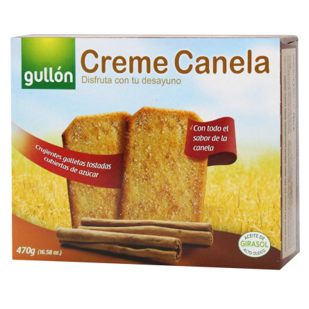 Печиво Gullon Creme Canela з корицею 470г