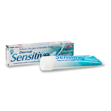 Паста зубна Dental Sensitive з фтором slide 1