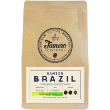 Кофе в зернах Jamero Свежеобжаренный Бразилия Сантос 225 г mini slide 1