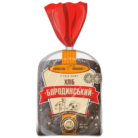 Хліб КиївХліб Бородинський нарізаний 400г