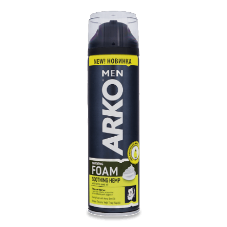 Піна для гоління ARKO Men з олією насіння конопель