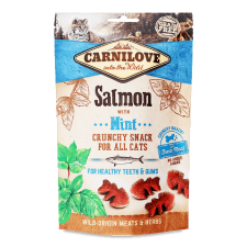 Ласощі для котів Carnilove Salmon with mint mini slide 1