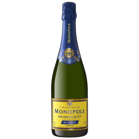 Шампанське Monopole Heidsieck & Co Blue Top Brut біле брют 12% 0,75л