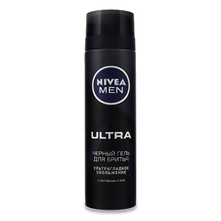 Гель для гоління Nivea Ultra чорний