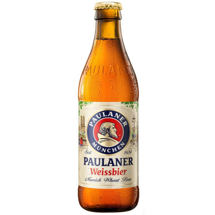 Пиво Paulaner Weissbier светлое нефильтрованное 5,5% 0,5л slide 1