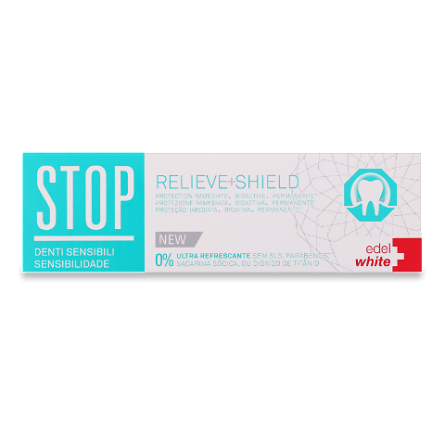 Паста зубна Edel+white STOP Sensitivity для чутливих зубів slide 1