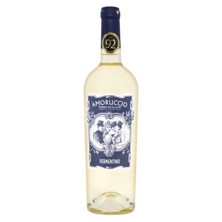 Вино Amoruccio Vermentino Terre Siciliane Igt біле сухе 12,5% 0,75л