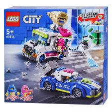 Конструктор Lego City Погоня полиции за грузовиком с мороженым 60314 mini slide 1