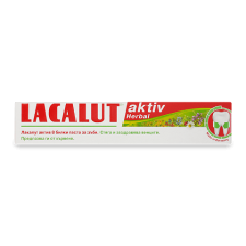 Паста зубна Lacalut Aktiv Herbal mini slide 1