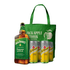 Набір Jack Daniel's Tennessee Apple Тонік Schweppes 4*0.33л + шопер mini slide 1