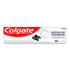 Паста зубна Colgate «Безпечне відбілювання» «Природне вугілля» mini slide 1