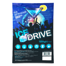 Лід Ice drive дроблений для напоїв харчовий п/е mini slide 1
