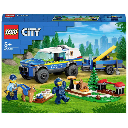 Конструктор Lego City Мобільний майданчик для дресування поліцейських собак 60369