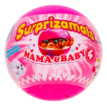 Набор мягких игрушек-сюрпризов в шаре Surprizamals S4 Мама и Малыш в ассортименте