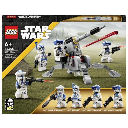 Конструктор Lego Star Wars Бойовий загін бійців-клонів 501-го легіону