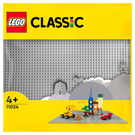 Конструктор Lego Classic Базовая пластина серого цвета