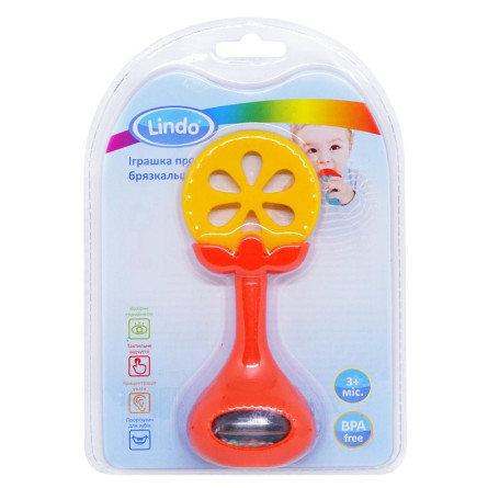 Прорізувач-пустушка Lindo для дітей від 3-х місяців slide 1