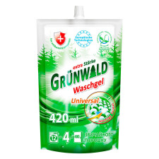 Гель для стирки Grunwald для цветного и белого белья 420мл mini slide 1